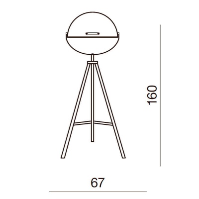Торшер Azzardo Toma floor AZ2378  фото, kupilegko.ru