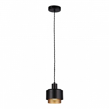 Подвесной светильник IMEX MD.0042-1-P BK+GD  фото, kupilegko.ru