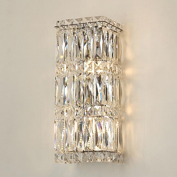 Настенный светильник Newport 8454/A chrome М0063943  фото, kupilegko.ru