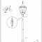 Столб фонарный уличный Arte Lamp A3151PA-1BN  фото, kupilegko.ru