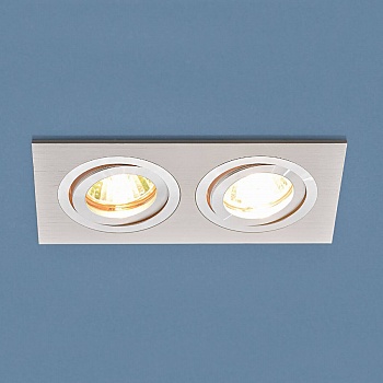 Встраиваемый светильник Elektrostandard 1051/2 WH белый 4690389083686 (встраиваемые)  фото, kupilegko.ru