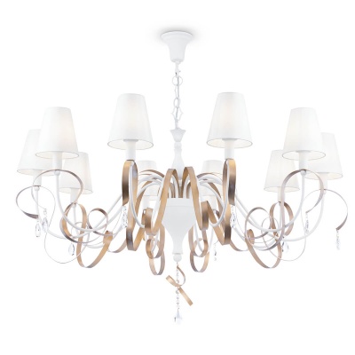 Подвесная люстра Maytoni Intreccio ARM010-10-W  фото, kupilegko.ru