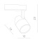 Трековые светильники Arte Lamp Attento A5750PL-1WH  фото, kupilegko.ru