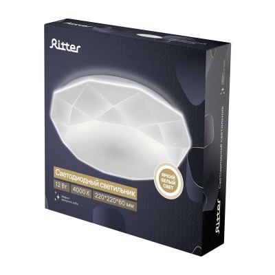 Потолочный светодиодный светильник Ritter Brilliance 52100 6  фото, kupilegko.ru