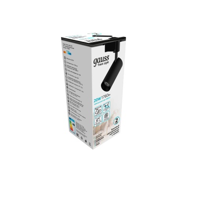 Трековый светодиодный светильник Gauss Track Light Led TR084  фото, kupilegko.ru
