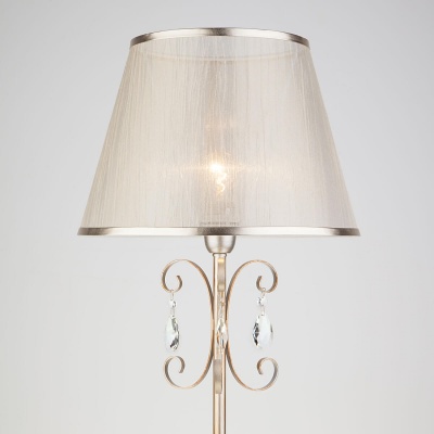 Торшер Eurosvet 01052/1 серебро  фото, kupilegko.ru