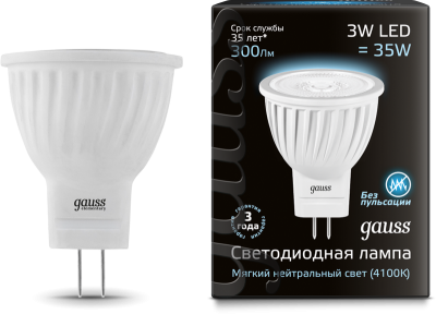 Светодиодная лампа Gauss 132517203  фото, kupilegko.ru