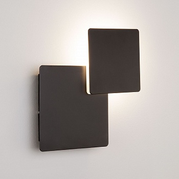 Настенный светодиодный светильник Elektrostandard Screw 40136/1 черный 4690389173981  фото, kupilegko.ru