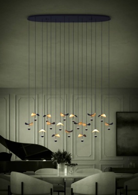 Подвесная светодиодная люстра Eglo 390343  фото, kupilegko.ru