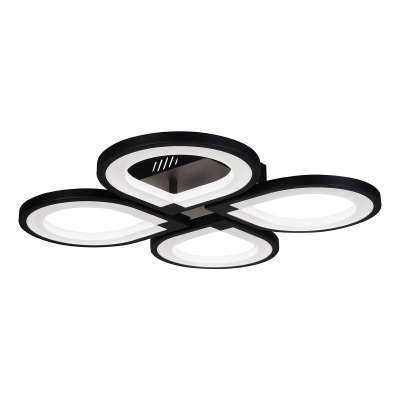 Потолочная светодиодная люстра iLedex 6885/4 BK  фото, kupilegko.ru