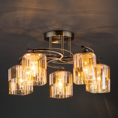 Потолочный светильник Eurosvet 30124/5 античная бронза  фото, kupilegko.ru