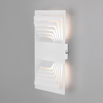 Настенный светодиодный светильник Elektrostandard Onda MRL Led 1025 белый 4690389164422  фото, kupilegko.ru