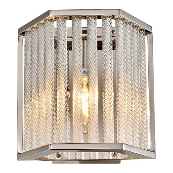 Настенный светильник iLamp Rich W9509-1 NIC  фото, kupilegko.ru