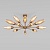 Подвесная люстра Eurosvet Thalia 60140/12 золото  фото, kupilegko.ru