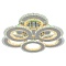 Потолочная светодиодная люстра Profit Light 8043/3+3 CHR  фото, kupilegko.ru