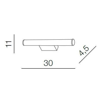 Подсветка для зеркал Azzardo Jaro 30 AZ2095  фото, kupilegko.ru