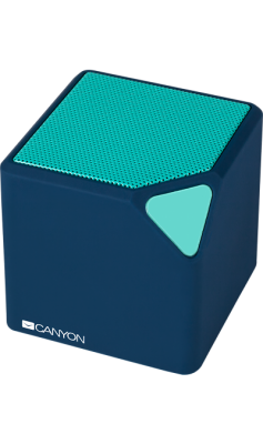 Колонка портативная  Canyon CNE-CBTSP2, сине-бирюзовая  фото, kupilegko.ru