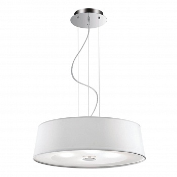 Подвесной светильник Ideal Lux Hilton SP4 Round Bianco 075501  фото, kupilegko.ru