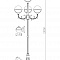 Столб фонарный уличный Arte Lamp MONACO A1497PA-4BK  фото, kupilegko.ru