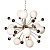 Подвесная люстра Garda Decor Шар 20MD3503-12  фото, kupilegko.ru
