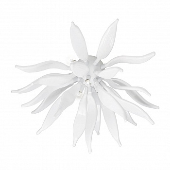 Потолочный светильник Ideal Lux Leaves PL6 Bianco 112299  фото, kupilegko.ru