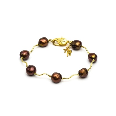 Браслет серебро, жемчуг, NP2172  фото, kupilegko.ru