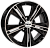 Литые колесные диски Carwel Исток 106 (Octavia A7) 6x16 5x112 ET48 D57.1 Чёрный с полированной лицевой частью (36489)  фото, kupilegko.ru