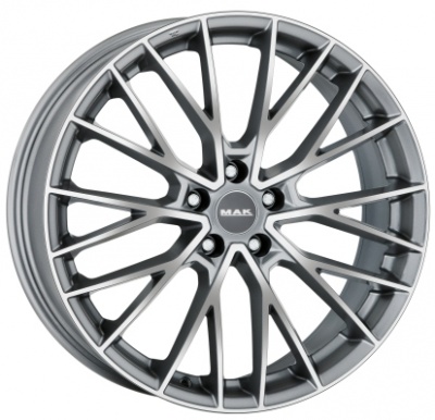 Литые колесные диски MAK SPECIALE  8.5x21 5x112 ET29 D66.6 Graphite Mirror Face (F8521ECHM29WSX)  фото, kupilegko.ru