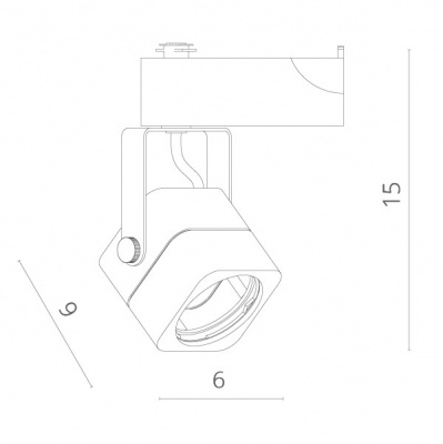 Трековые светильники Arte Lamp Lente A1314PL-1WH  фото, kupilegko.ru