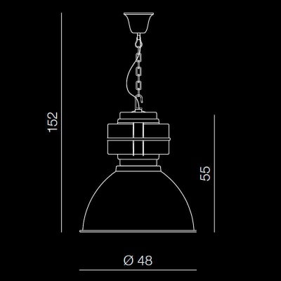 Подвесной светильник Azzardo Bismarck AZ1575  фото, kupilegko.ru