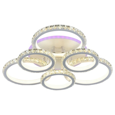 Потолочная светодиодная люстра Profit Light 8052/3+3 WHT  фото, kupilegko.ru
