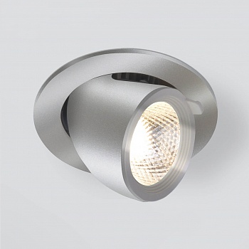 Встраиваемый светодиодный светильник Elektrostandard 9918 LED 9W 4200K серебро 4690389162435 (встраиваемые)  фото, kupilegko.ru