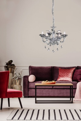 Подвесная люстра Globo Olenna 64129-6  фото, kupilegko.ru