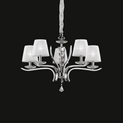 Подвесная люстра Ideal Lux Pegaso SP5 Bianco 066448  фото, kupilegko.ru
