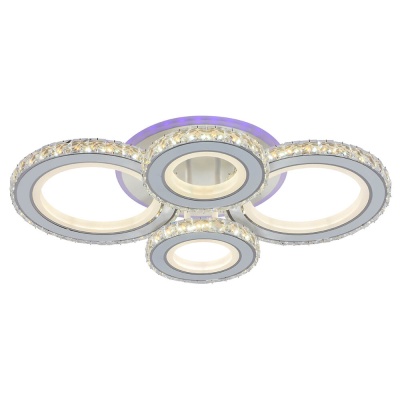 Потолочная светодиодная люстра Profit Light 8061/2+2 WHT  фото, kupilegko.ru