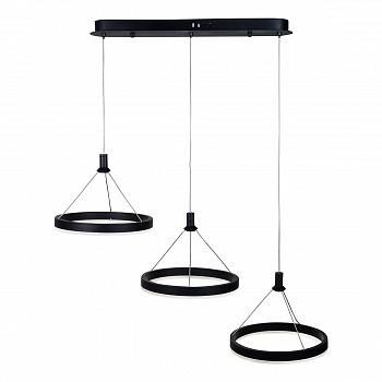 Подвесной светодиодный светильник iLedex Libra D075-3 BK  фото, kupilegko.ru