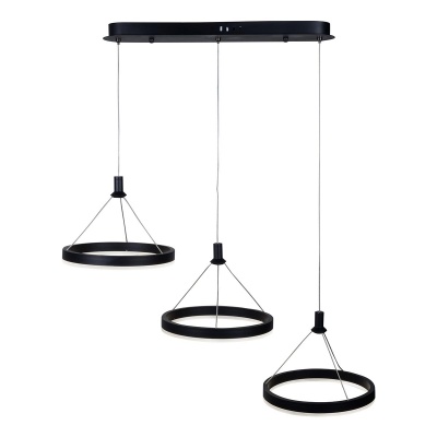 Подвесной светодиодный светильник iLedex Libra D075-3 BK  фото, kupilegko.ru