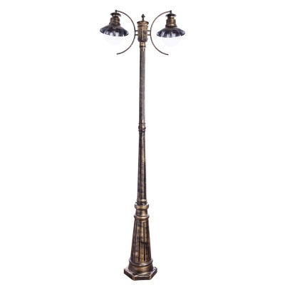 Столб фонарный уличный Arte Lamp Amsterdam A1523PA-2BN  фото, kupilegko.ru