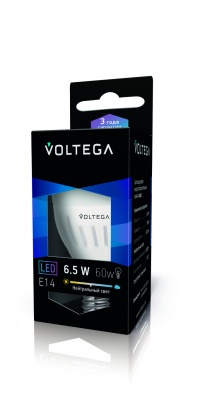 Светодиодная лампа Voltega CERAMICS 5722  фото, kupilegko.ru