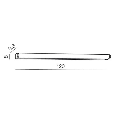Подсветка для зеркал Azzardo Martha 120 AZ1682  фото, kupilegko.ru