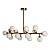 Подвесная люстра Garda Decor Шар K2KG872-16  фото, kupilegko.ru