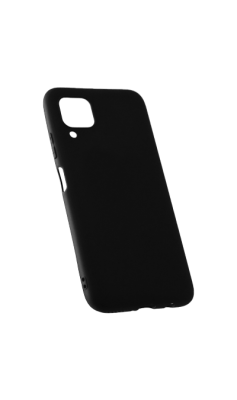 Чехол-крышка LuxCase для Samsung Galaxy A12, термополиуретан, черный  фото, kupilegko.ru