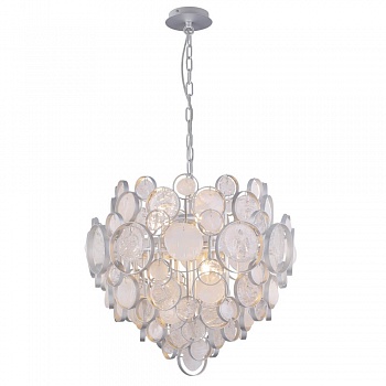 Подвесной светильник Crystal Lux Deseo SP6 D460 Silver  фото, kupilegko.ru