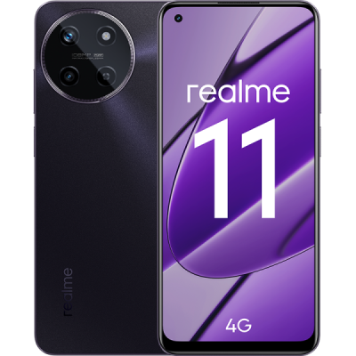 Смартфон, мобильный телефон realme 11 8/256GB Черный RU  фото, kupilegko.ru