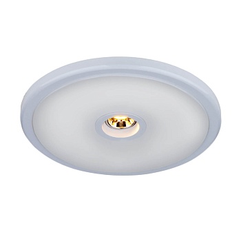 Встраиваемый светодиодный светильник Elektrostandard 9912 LED 6+4W WH белый 4690389135835  фото, kupilegko.ru