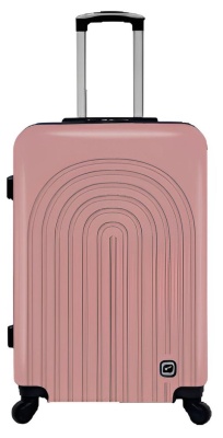 Пластиковый чемодан на колесах с кодовым замком большой, размер L Airport 34588 AU  фото, kupilegko.ru