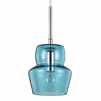 Подвесной светильник Ideal Lux Zeno SP1 Small Azzurro 036120  фото, kupilegko.ru