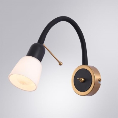 Бра, светильник настенный накладной Arte Lamp A7009AP-1BK  фото, kupilegko.ru