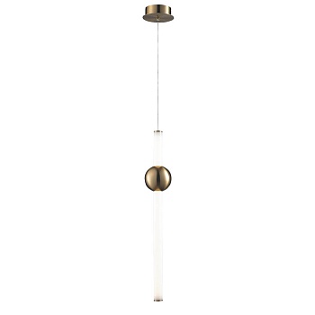 Подвесной светодиодный светильник Lumien Hall Greniya LH8023/1PB-GD-WT  фото, kupilegko.ru