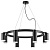 Подвесная люстра Lightstar Rullo (571018+214437-4+214487-4+202430-8) LR0188743740  фото, kupilegko.ru